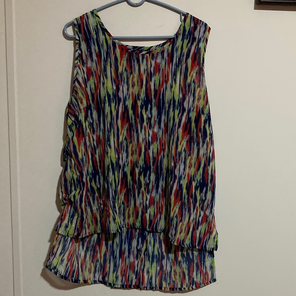 Colorful Abstract Women's Tank Top